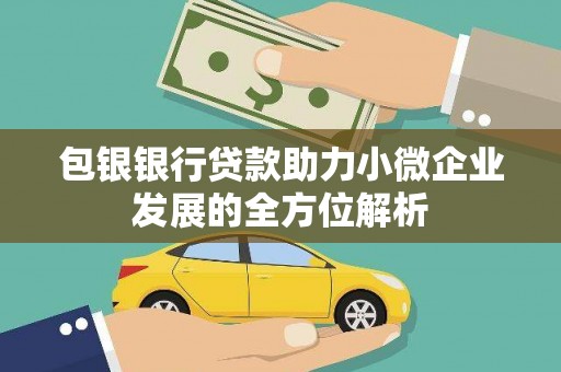 兴山包银银行贷款助力小微企业发展的全方位解析 兴山包银银行贷款助力小微企业发展的全方位解析
