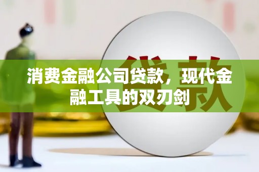 滁州消费金融公司贷款，现代金融工具的双刃剑