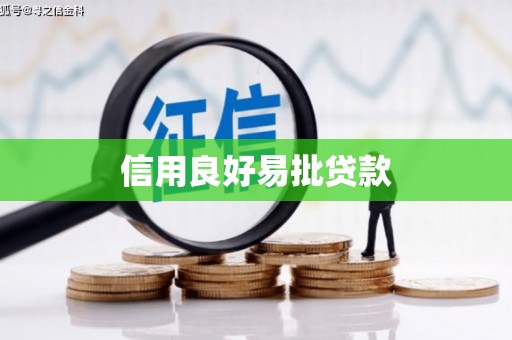 阳春信用良好易批贷款