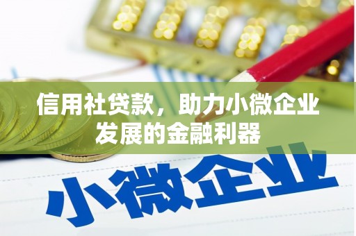东方信用社贷款，助力小微企业发展的金融利器