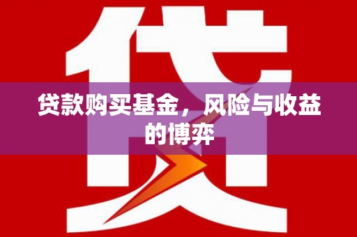 泸溪贷款购买基金，风险与收益的博弈