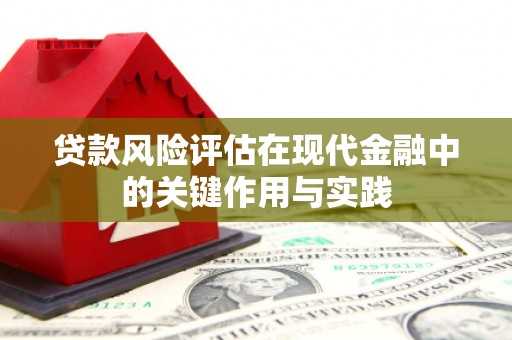 泗礁贷款风险评估在现代金融中的关键作用与实践