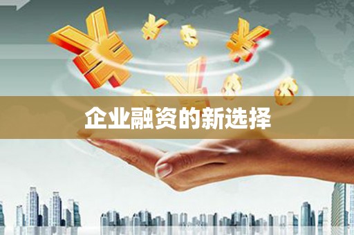 荆门企业融资的新选择