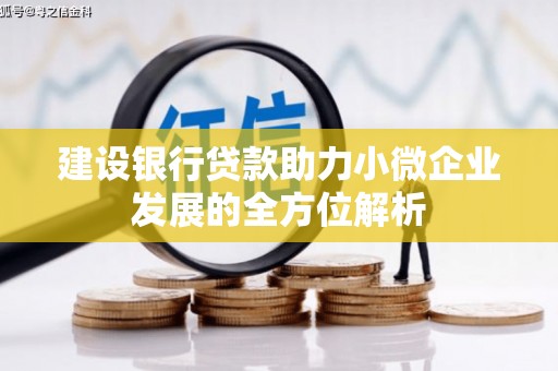 黟县建设银行贷款助力小微企业发展的全方位解析