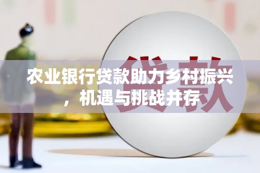 潼关农业银行贷款助力乡村振兴，机遇与挑战并存