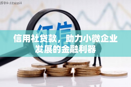 高安信用社贷款，助力小微企业发展的金融利器