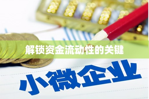 罗东解锁资金流动性的关键
